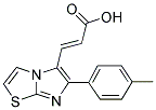 3-(6-P-TOLYL-IMIDAZO[2,1-B]THIAZOL-5-YL)-ACRYLIC ACID Struktur