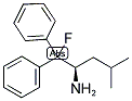 (R)-(+)-2-AMINO-1-FLUORO-4-METHYL-1,1-DIPHENYLPENTANE Struktur