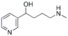 4-(METHYLAMINO)-1-(3-PYRIDYL)-1-BUTANOL Struktur