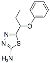 5-(1-PHENOXY-PROPYL)-[1,3,4]THIADIAZOL-2-YLAMINE Struktur