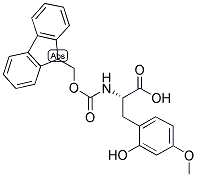 FMOC-N-(2-HYDROXY-4-METHOXY-BENZYL)-GLY-OH Struktur