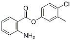 2-AMINO-BENZOIC ACID 4-CHLORO-3-METHYL-PHENYL ESTER Struktur