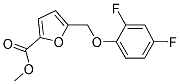 5-(2,4-DIFLUORO-PHENOXYMETHYL)-FURAN-2-CARBOXYLIC ACID METHYL ESTER Struktur