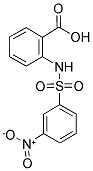 2-[[(3-NITROPHENYL)SULFONYL]AMINO]BENZOIC ACID Struktur