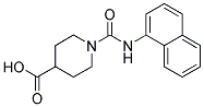 1-[(1-NAPHTHYLAMINO)CARBONYL]PIPERIDINE-4-CARBOXYLIC ACID Struktur