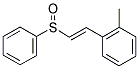 2-(2-METHYLPHENYL)VINYL PHENYL SULFOXIDE Struktur