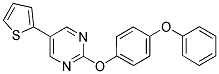 2-(4-PHENOXYPHENOXY)-5-THIEN-2-YLPYRIMIDINE Struktur