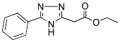 (5-PHENYL-4H-[1,2,4]TRIAZOL-3-YL)-ACETIC ACID ETHYL ESTER Struktur