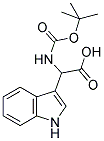 N-BOC-(3-INDOLE)GLYCINE Struktur