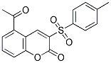 3-(P-TOLYL SULFONYL)ACETYLCOUMARIN Struktur