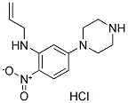 ALLYL-(2-NITRO-5-PIPERAZIN-1-YL-PHENYL)-AMINE, HYDROCHLORIDE Struktur