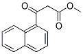 3-NAPHTHALEN-1-YL-3-OXO-PROPIONIC ACID METHYL ESTER Struktur