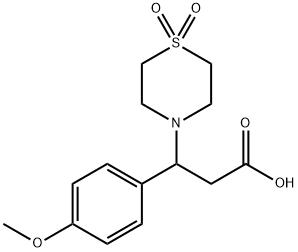 3-(1,1-DIOXO-1LAMBDA?6?,4-THIAZINAN-4-YL)-3-(4-METHOXYPHENYL)PROPANOIC ACID price.