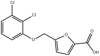 5-(2,3-DICHLORO-PHENOXYMETHYL)-FURAN-2-CARBOXYLIC ACID Struktur