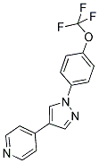 4-(1-[4-(TRIFLUOROMETHOXY)PHENYL]-1H-PYRAZOL-4-YL)PYRIDINE