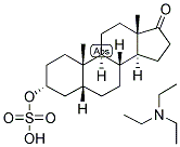 5-BETA-ANDROSTAN-3-ALPHA-OL-17-ONE SULPHATE, TRIETHYL AMMONIUM SALT Struktur