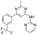 N-(2-METHYL-6-[3-(TRIFLUOROMETHYL)PHENYL]PYRIMIDIN-4-YL)PYRIMIDIN-2-AMINE|