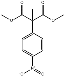 DIMETHYL 2-METHYL-2-(4-NITROPHENYL)MALONATE Struktur