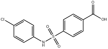 4-(4-CHLORO-PHENYLSULFAMOYL)-BENZOIC ACID Struktur