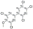 13C12-4-METHOXY-2',3,4',5,5'-PENTACHLOROBIPHENYL Struktur