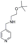 N-(4-PYRIDYLMETHYL)-O-T-BUTYLOXYETHYL AMINE Struktur