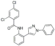 2,4-DICHLORO-N-[2-(1-PHENYL-1H-PYRAZOL-4-YL)PHENYL]BENZAMIDE Struktur