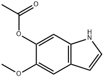 5-ACETOXY-6-METHOXYINDOLE Struktur