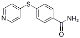 4-(PYRIDIN-4-YLTHIO)BENZAMIDE Struktur