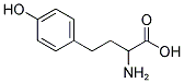 2-AMINO-4-(4-HYDROXY-PHENYL)-BUTYRIC ACID Struktur