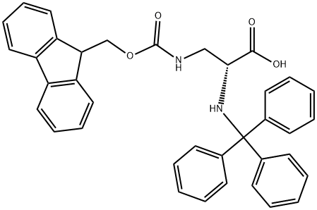 TRT-D-DAP(FMOC)-OH Struktur