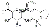 NICOTINE-N-B-GLUCURONIDE, METHYL-D3 Struktur