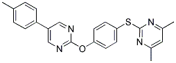 4,6-DIMETHYL-2-[(4-([5-(4-METHYLPHENYL)PYRIMIDIN-2-YL]OXY)PHENYL)THIO]PYRIMIDINE