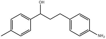 3-(4-AMINO-PHENYL)-1-P-TOLYL-PROPAN-1-OL Struktur