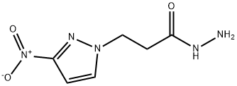 3-(3-NITRO-PYRAZOL-1-YL)-PROPIONIC ACID HYDRAZIDE Struktur