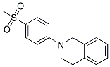 2-[4-(METHYLSULFONYL)PHENYL]-1,2,3,4-TETRAHYDROISOQUINOLINE Struktur