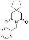 8-(PYRIDIN-2-YLMETHYL)-8-AZASPIRO[4.5]DECANE-7,9-DIONE Struktur