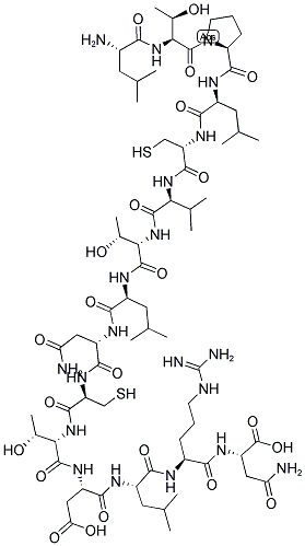 H-LEU-THR-PRO-LEU-CYS-VAL-THR-LEU-ASN-CYS-THR-ASP-LEU-ARG-ASN-OH Struktur