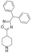 4-(3-BENZHYDRYL-1,2,4-OXADIAZOL-5-YL)PIPERIDINE Struktur