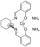 (1S,2S)-(+)-N,N'-BIS(3,5-DI-TERT-BUTYLSALICYDENE)-1,2-CYCLOHEXANEDIAMINOCOBALT(II) Struktur