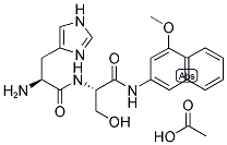 H-HIS-SER-4M-BETA-NA ACETATE SALT Struktur