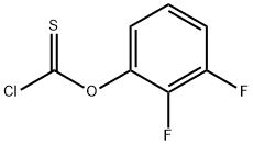 2,3-DIFLUOROPHENYL CHLOROTHIOFORMATE Struktur