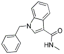 1-BENZYL-N-METHYL-1H-INDOLE-3-CARBOXAMIDE Struktur