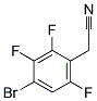 4-BROMO-2,3,6-TRIFLUOROPHENYLACETONITRILE Struktur