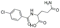 4-CARBAMOYL-2-(4-CHLORO-BENZOYLAMINO)-BUTYRIC ACID Struktur