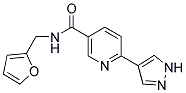 N-(2-FURYLMETHYL)-6-(1H-PYRAZOL-4-YL)NICOTINAMIDE|