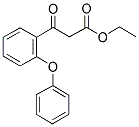 3-OXO-3-(2-PHENOXYPHENYL)PROPIONIC ACID ETHYL ESTER Struktur