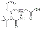 (R)-3-TERT-BUTOXYCARBONYLAMINO-3-PYRIDIN-2-YL-PROPIONIC ACID Struktur