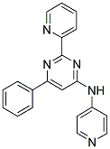 6-PHENYL-2-PYRIDIN-2-YL-N-PYRIDIN-4-YLPYRIMIDIN-4-AMINE Struktur