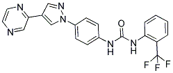 N-[4-(4-(PYRAZIN-2-YL)-1H-PYRAZOL-1-YL)PHENYL]-N'-(2-(TRIFLUOROMETHYL)PHENYL)UREA