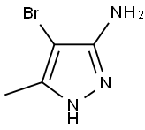 4-BROMO-5-METHYL-1 H-PYRAZOL-3-YLAMINE Struktur